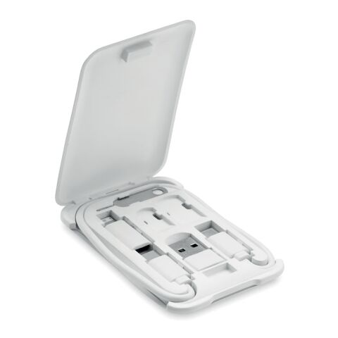 Phone holder with 3 in 1 cable white | No Branding | not available | not available