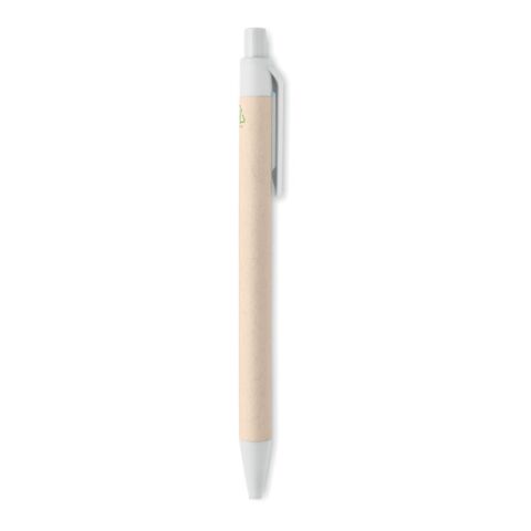 Milk carton paper ball pen white