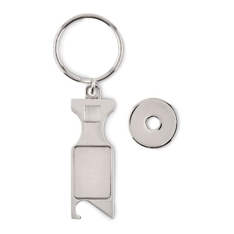 Euro Token keyring matt silver | No Branding | not available | not available