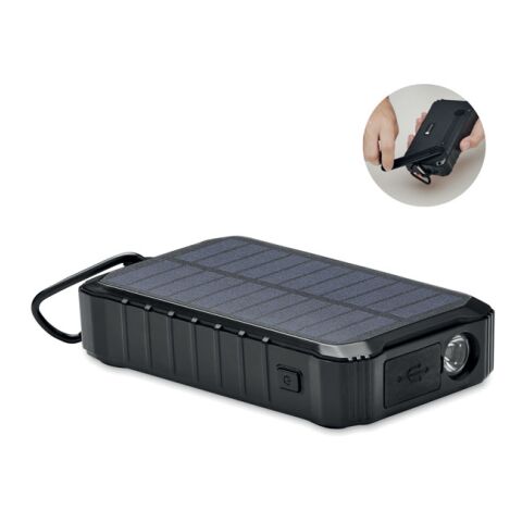 8000 mAh solar dynamo charger black | No Branding | not available | not available | not available