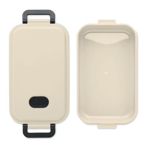 Recycled PP Lunch box 800 ml beige | No Branding | not available | not available | not available
