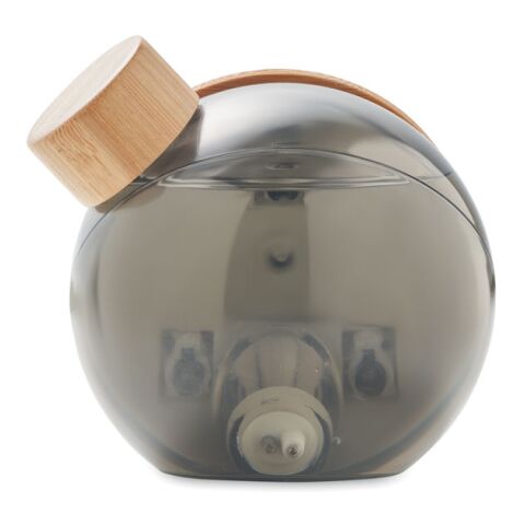 Water powered bamboo LCD clock transparent/grey | No Branding | not available | not available | not available