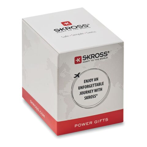 Skross World to Europe USB white | No Branding | not available | not available