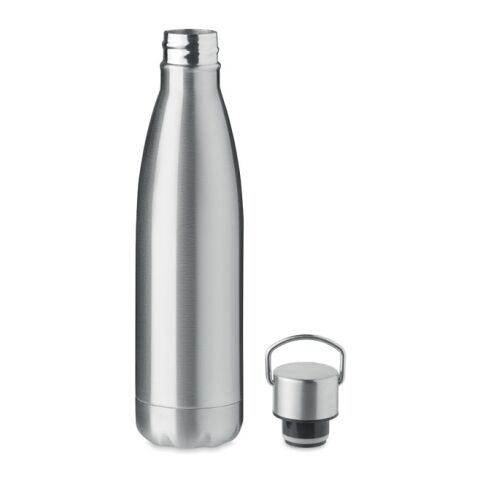 Double wall stainless steel bottle 500ml matt silver | No Branding | not available | not available | not available