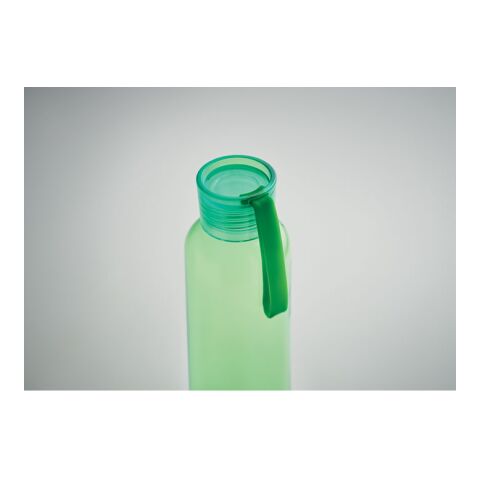 Tritan bottle and hanger 500ml transparent/green | No Branding | not available | not available