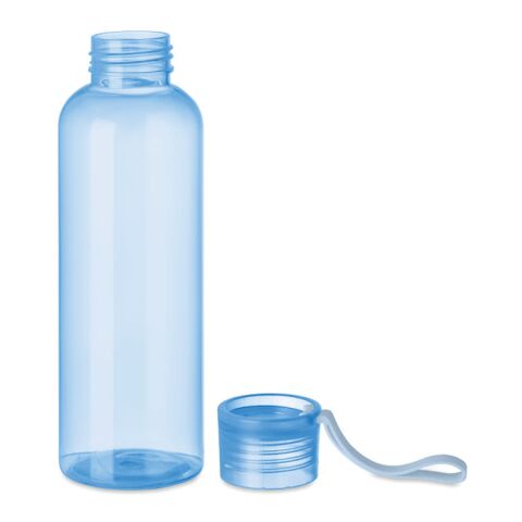 Tritan bottle and hanger 500ml transparent/light blue | No Branding | not available | not available