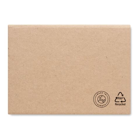 Recycled memo pad set beige | No Branding | not available | not available | not available