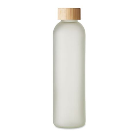Sublimation glass bottle 650ml transparent/white | No Branding | not available | not available | not available