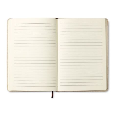 A6 canvas notebook lined beige | No Branding | not available | not available | not available