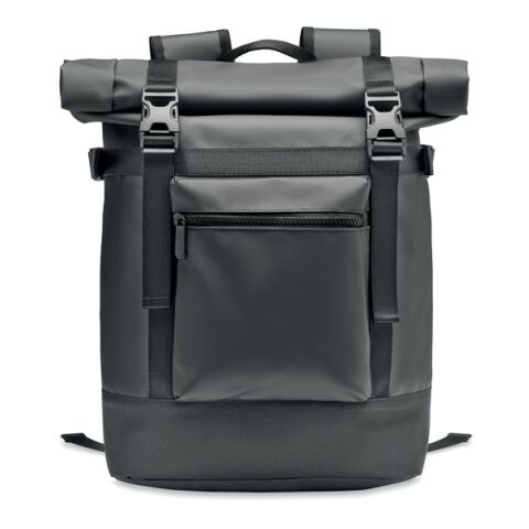 Rolltop backpack 50C tarpaulin black | No Branding | not available | not available