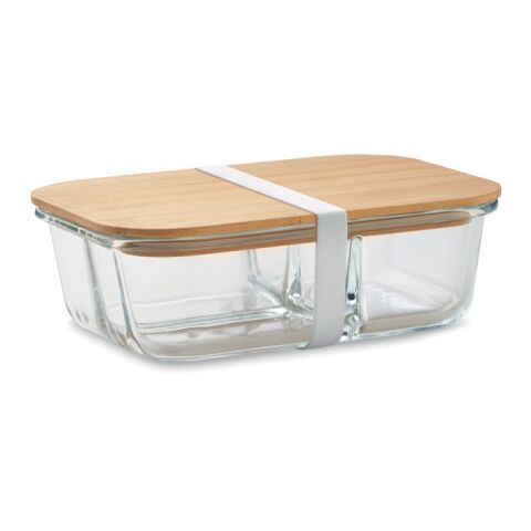Glass lunch box with bamboo lid transparent | No Branding | not available | not available | not available