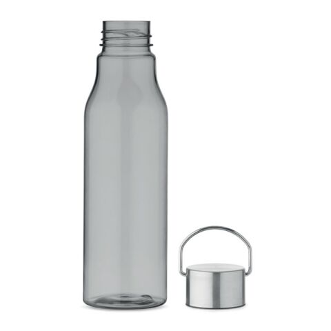 RPET bottle with PP lid 600 ml transparent/grey | No Branding | not available | not available