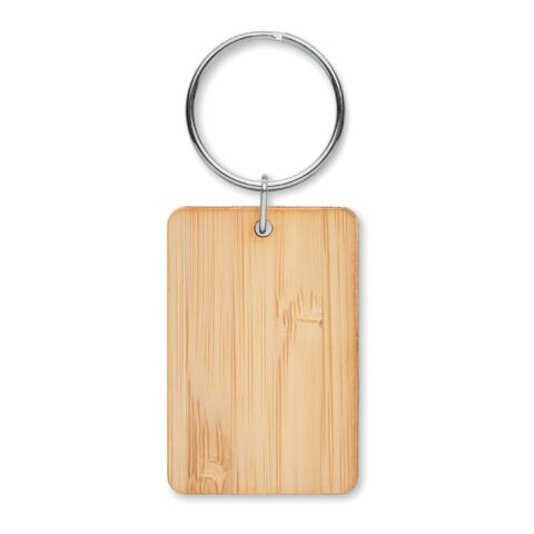 Rectangular bamboo key ring wood | No Branding | not available | not available | not available