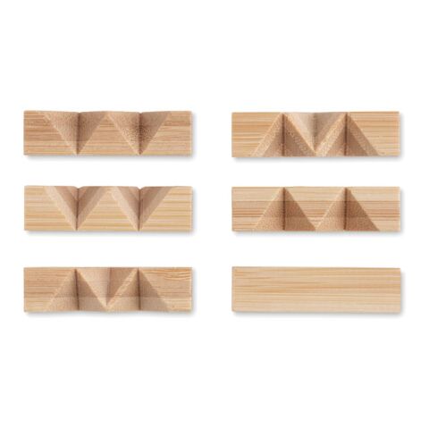 Bamboo brain teaser star shape wood | No Branding | not available | not available | not available
