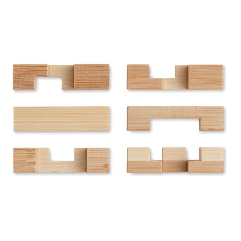 Bamboo brain teaser puzzle wood | No Branding | not available | not available | not available