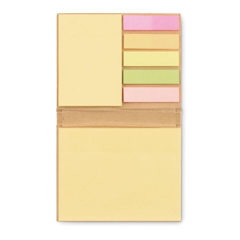 Sticky note memo pad recycled beige | No Branding | not available | not available | not available