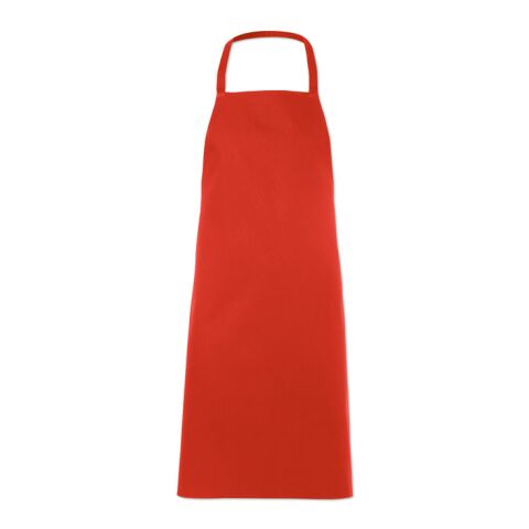 Kitchen apron in cotton red | No Branding | not available | not available | not available