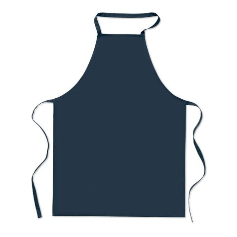 Kitchen apron in cotton navy blue | No Branding | not available | not available | not available
