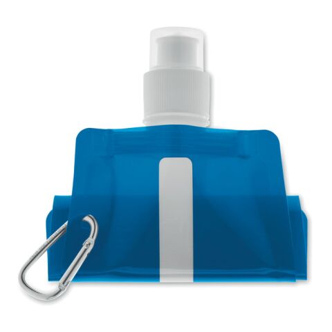 Foldable water bottle transparent/blue | No Branding | not available | not available