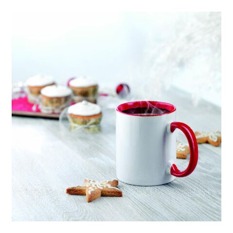 Coloured sublimation mug red | No Branding | not available | not available