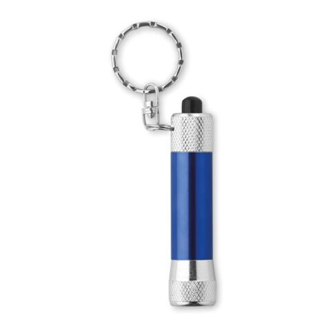 Aluminium torch with key ring blue | No Branding | not available | not available