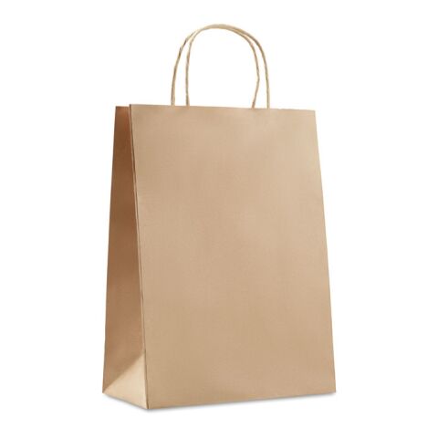 Gift paper bag large 150 gr/m² beige | No Branding | not available | not available | not available