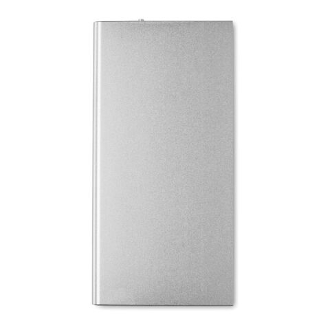 Power bank 8000 mAh matt silver | No Branding | not available | not available