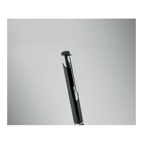 Push button aluminium pen black