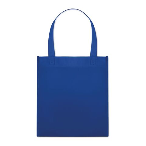 80gr/m² nonwoven shopping bag short handles royal blue | No Branding | not available | not available | not available