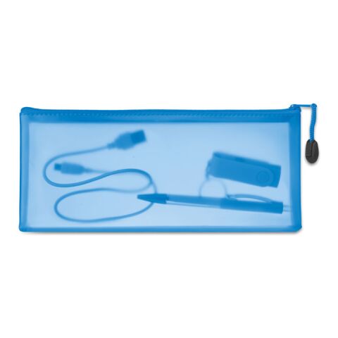 PVC pencil case blue | No Branding | not available | not available