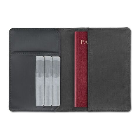 2 Tone passport holder black | No Branding | not available | not available | not available