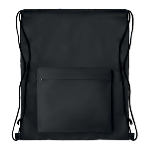 210D Polyester drawstring bag black | No Branding | not available | not available | not available