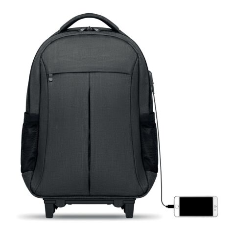 Trolley backpack in 360D grey | No Branding | not available | not available | not available