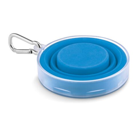 Silicone foldable cup blue | No Branding | not available | not available | not available