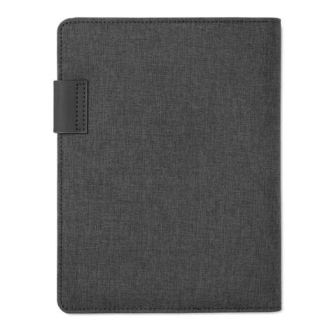 A5 folder with power bank black | No Branding | not available | not available | not available