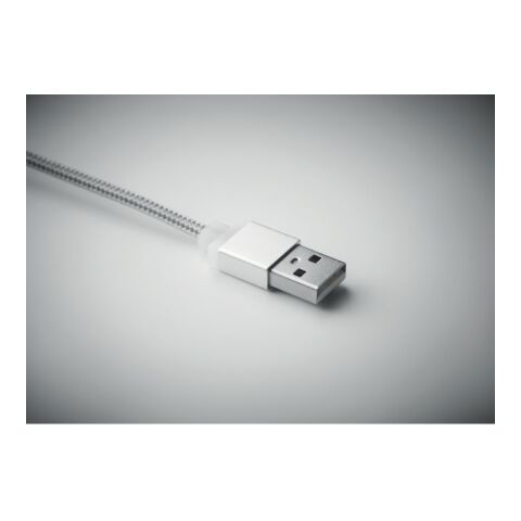 Key ring with USB type C cable silver | No Branding | not available | not available | not available