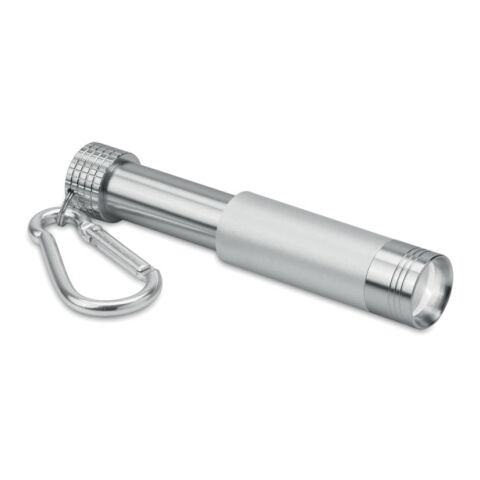 Aluminium/ABS LED key ring silver | No Branding | not available | not available