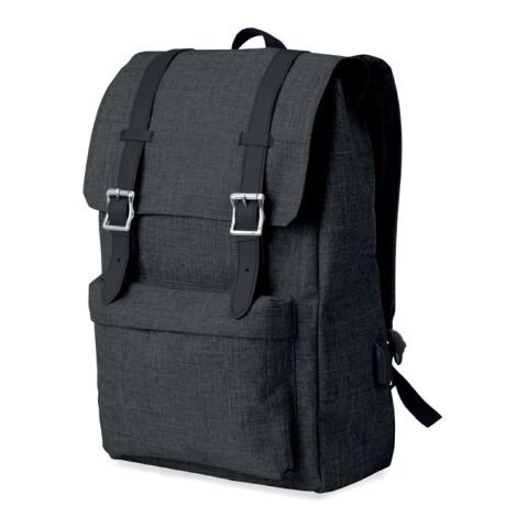 Backpack in 600D polyester black | No Branding | not available | not available | not available