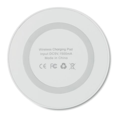 Small wireless charger 5W white | No Branding | not available | not available