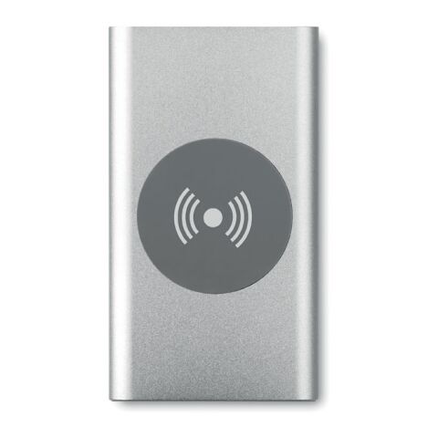 Wireless Power bank 4000mAh matt silver | No Branding | not available | not available | not available