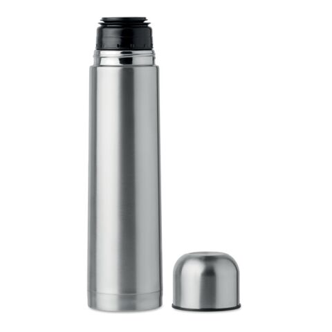 Thermos flask  1 liter matt silver | No Branding | not available | not available | not available