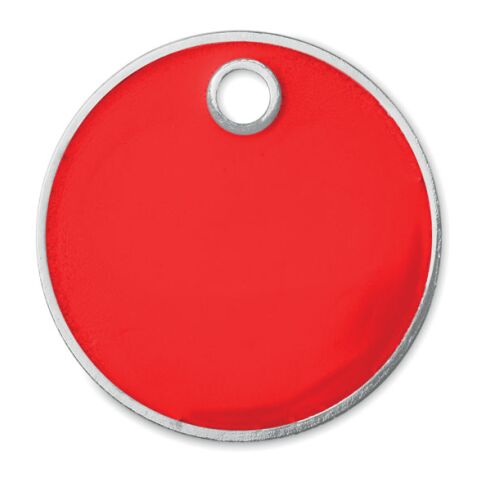 Key ring token (€uro token) red | No Branding | not available | not available