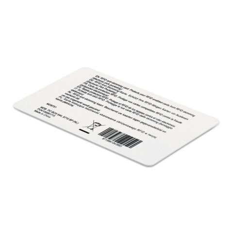 RFID Anti-skimming card white | No Branding | not available | not available | not available