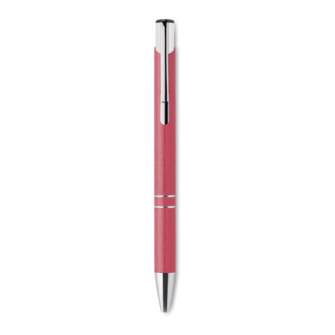 Wheat straw &amp; ABS push ball pen red | No Branding | not available | not available