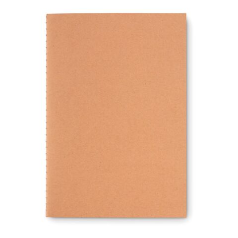 A5 recycled notebook 80 plain beige | No Branding | not available | not available