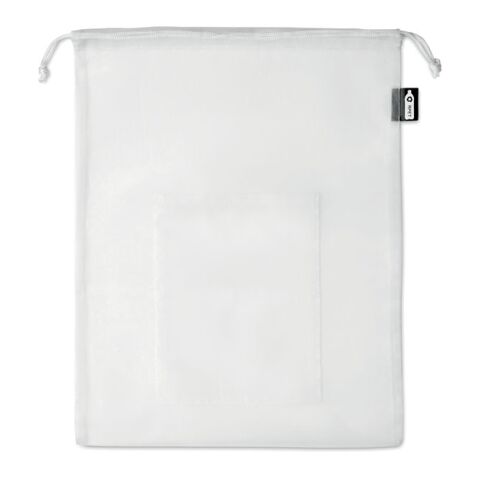 Mesh RPET food bag white | No Branding | not available | not available | not available