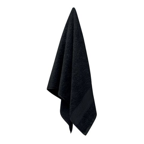 Towel organic cotton 100x50cm black | No Branding | not available | not available | not available