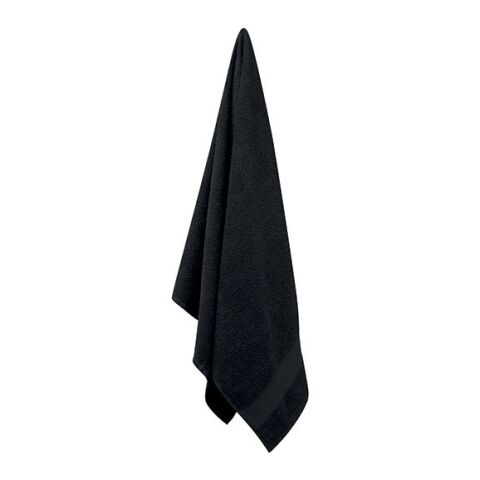 Towel organic cotton 140x70cm black | No Branding | not available | not available | not available