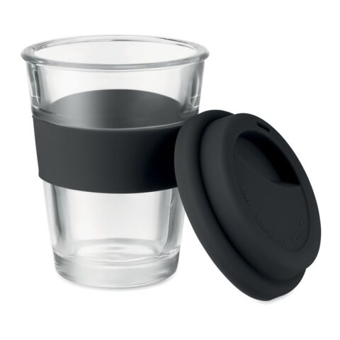 Glass tumbler 350 ml black | No Branding | not available | not available