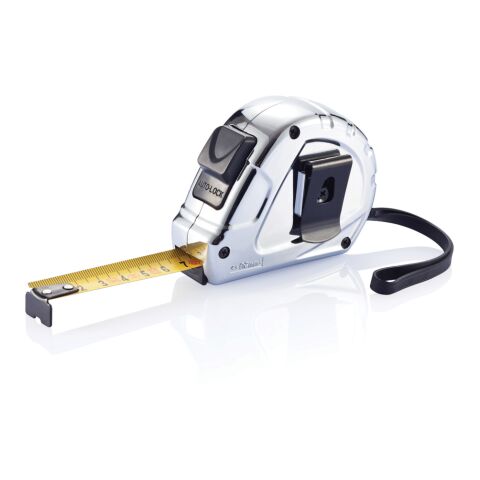 3m/16mm Economic Construction Ruler silver-black | No Branding | not available | not available